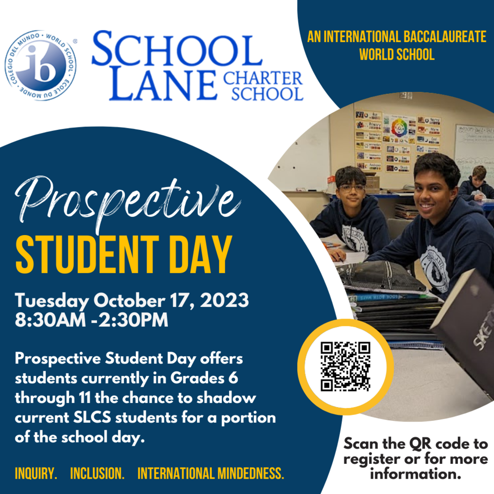 Prospective Student Day | School Lane Charter School