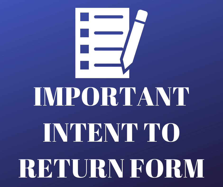 Intent to Return